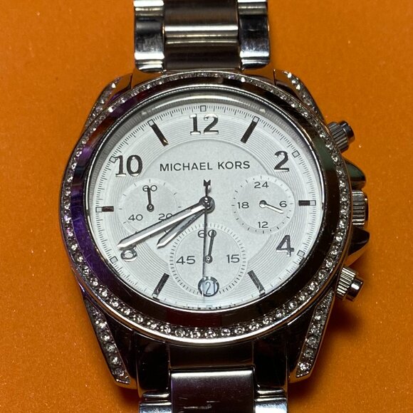 Michael Kors Chronograph Crystal Ladies Watch